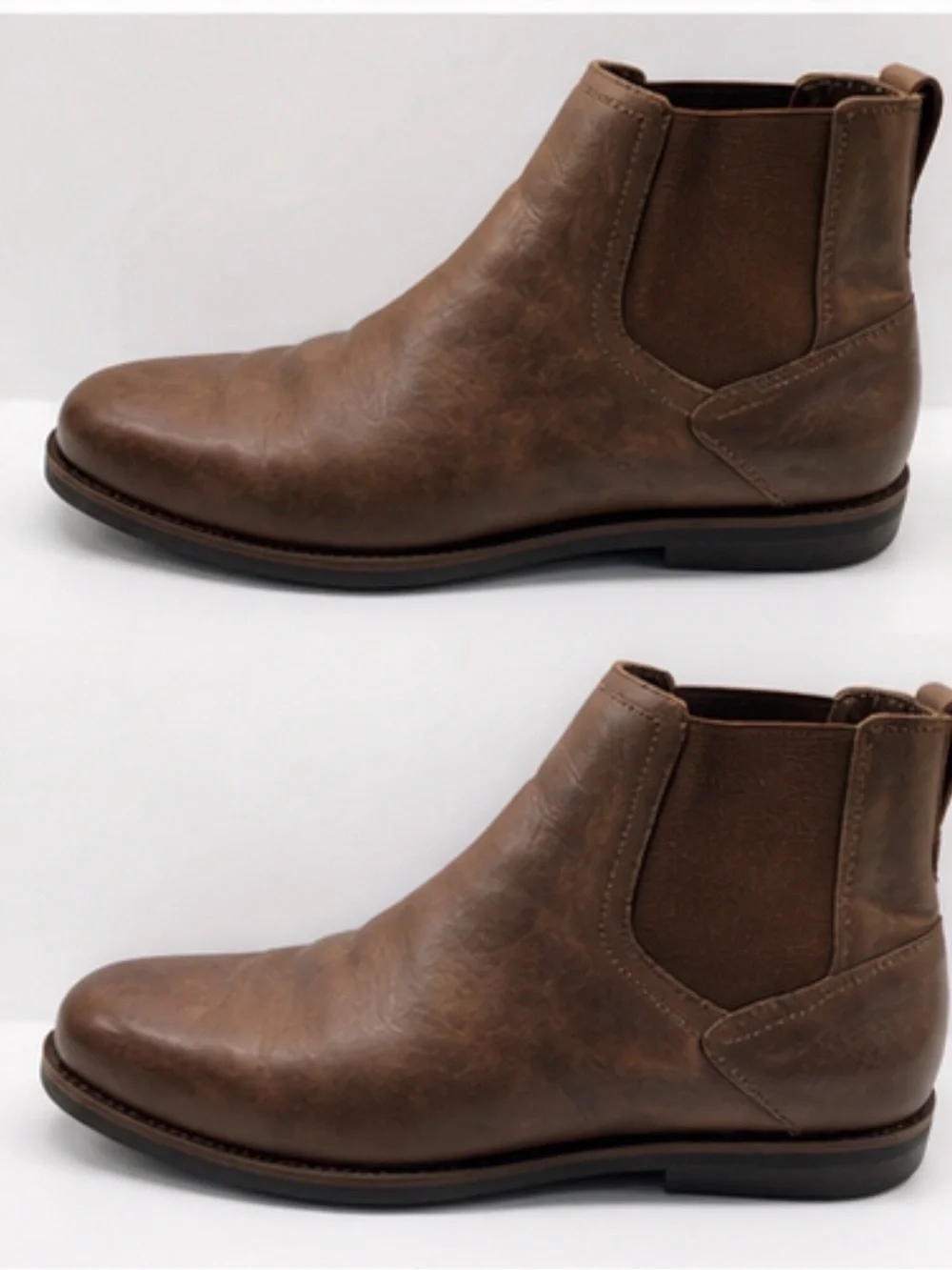 Tommy Bahama Brown Leather Chelsea Boots Size 10 Rocker Canyon